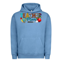 Pigment Pebble Blue teacher mom Urban Hoodie - texasbilliewilder