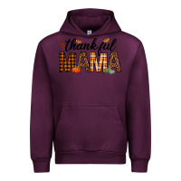Mauve Wine thankful mama Urban Hoodie - texasbilliewilder