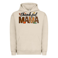 Pigment French Oak thankful mama Urban Hoodie - texasbilliewilder