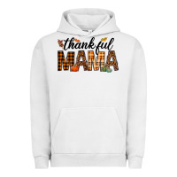 Pigment Lunar Rock thankful mama Urban Hoodie - texasbilliewilder