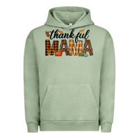 Pigment Oil Green thankful mama Urban Hoodie - texasbilliewilder