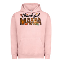 Pigment Salmon thankful mama Urban Hoodie - texasbilliewilder