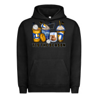 Pigment Black tis' the season volleyball coffee cups Urban Hoodie - Zillion Design Studio