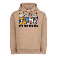 Pigment Burro tis' the season volleyball coffee cups Urban Hoodie - Zillion Design Studio