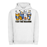 Pigment Lunar Rock tis' the season volleyball coffee cups Urban Hoodie - Zillion Design Studio