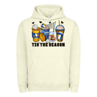 Pigment Pistachio tis' the season volleyball coffee cups Urban Hoodie - Zillion Design Studio