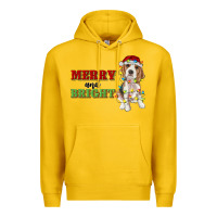 Lemon merry and bright beagle Premium Hoodie - RanaPortraitStore