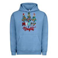 Pigment Pebble Blue western trees merry and bright christmas Urban Hoodie - RanaPortraitStore
