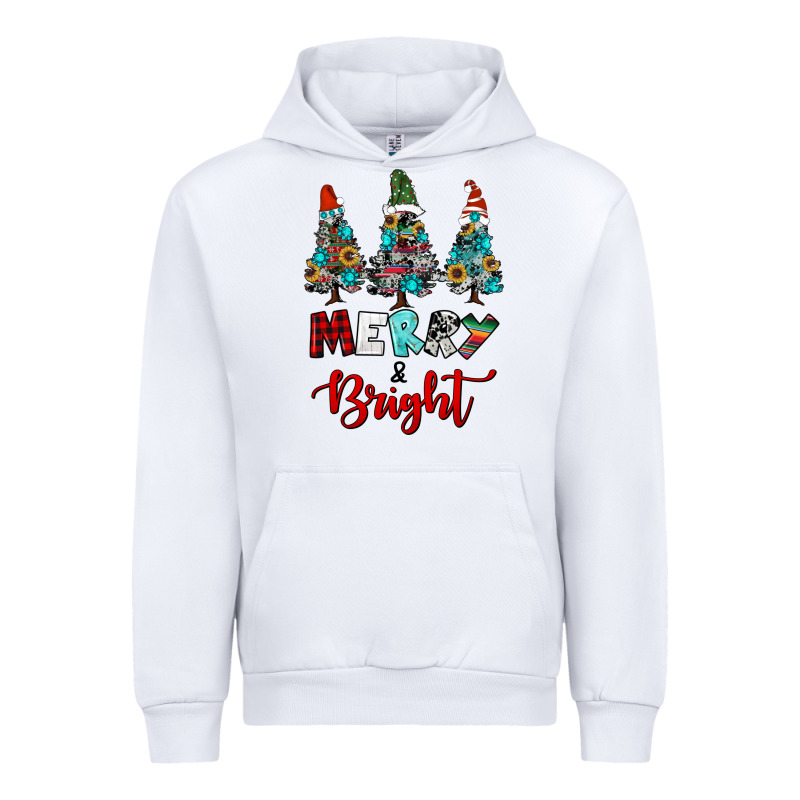 Western Trees Merry And Bright Christmas Urban Hoodie by RanaPortraitStore | Teevron