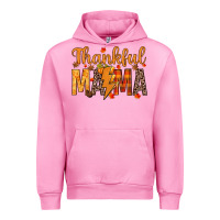 Fuchsia Pink thankful mama Urban Hoodie - texasbilliewilder
