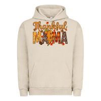 Pigment French Oak thankful mama Urban Hoodie - texasbilliewilder