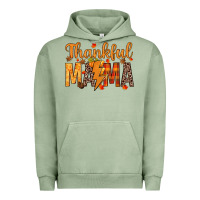 Pigment Oil Green thankful mama Urban Hoodie - texasbilliewilder