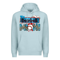 Blue Mist baseball mini with leopard Premium Hoodie - Zillion Design Studio