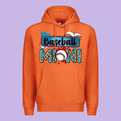 Baseball Mini With Leopard Premium Hoodie Designed By Zillion Design Studio