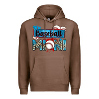 Chestnut baseball mini with leopard Premium Hoodie - Zillion Design Studio