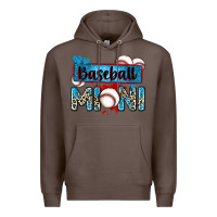 Coffee baseball mini with leopard Premium Hoodie - Zillion Design Studio