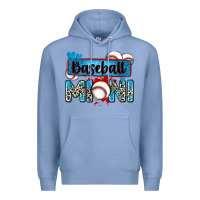 Colony Blue baseball mini with leopard Premium Hoodie - Zillion Design Studio