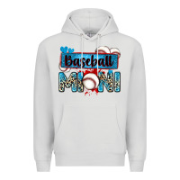 Dove Grey baseball mini with leopard Premium Hoodie - Zillion Design Studio