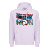 Lilac baseball mini with leopard Premium Hoodie - Zillion Design Studio