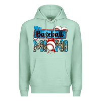 Seafoam baseball mini with leopard Premium Hoodie - Zillion Design Studio