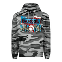 Slate Camo baseball mini with leopard Premium Hoodie - Zillion Design Studio