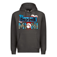 Smoke baseball mini with leopard Premium Hoodie - Zillion Design Studio