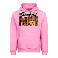 Fuchsia Pink thankful mini Urban Hoodie - texasbilliewilder