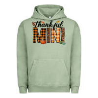 Pigment Oil Green thankful mini Urban Hoodie - texasbilliewilder
