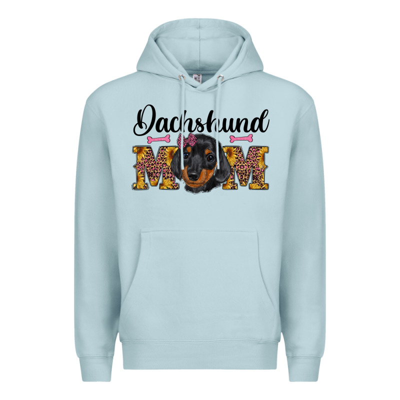 Western Dachshund Mom Premium Hoodie by RanaPortraitStore | Teevron