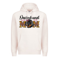 Pale Pink western dachshund mom Premium Hoodie - RanaPortraitStore