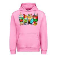 Fuchsia Pink teacher coffee cups Urban Hoodie - Zillion Design Studio
