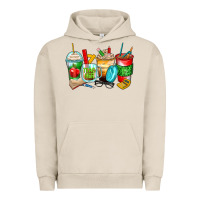 Pigment French Oak teacher coffee cups Urban Hoodie - Zillion Design Studio