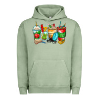 Pigment Oil Green teacher coffee cups Urban Hoodie - Zillion Design Studio
