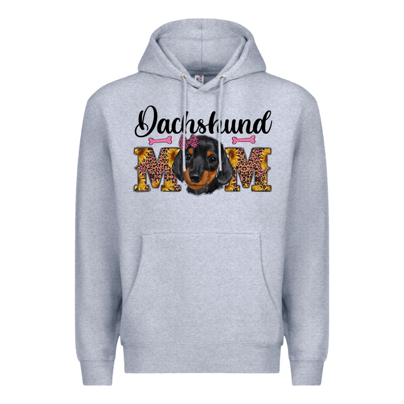 Western Dachshund Mom Premium Hoodie by RanaPortraitStore | Teevron
