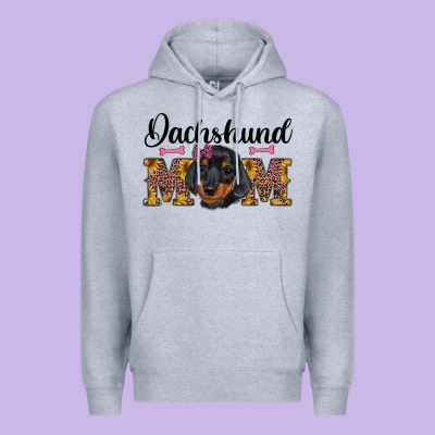 Western Dachshund Mom Premium Hoodie Designed By Ranaportraitstore