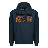 Navy western dachshund mom Premium Hoodie - RanaPortraitStore