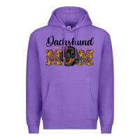 Purple western dachshund mom Premium Hoodie - RanaPortraitStore