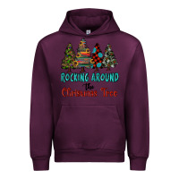 Mauve Wine rocking around the christmas tree, Rocking, Around The, Christmas Tree Urban Hoodie - RanaPortraitStore