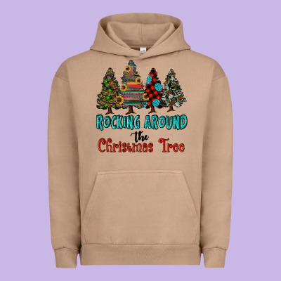 Rocking Around The Christmas Tree, Rocking, Around The, Christmas Tree Urban Hoodie Designed By Ranaportraitstore