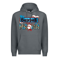 Rock baseball mama with leopard Premium Hoodie - Zillion Design Studio