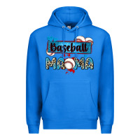True Royal baseball mama with leopard Premium Hoodie - Zillion Design Studio