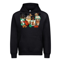 Black dog coffee cups Urban Hoodie - Zillion Design Studio