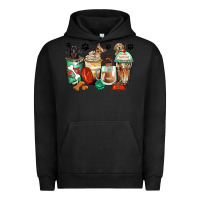 Pigment Black dog coffee cups Urban Hoodie - Zillion Design Studio