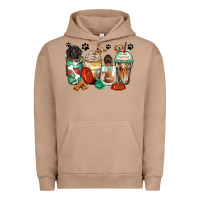 Pigment Burro dog coffee cups Urban Hoodie - Zillion Design Studio