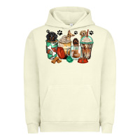 Pigment Pistachio dog coffee cups Urban Hoodie - Zillion Design Studio