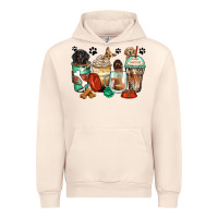 Sandshell dog coffee cups Urban Hoodie - Zillion Design Studio