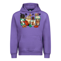Tulip dog coffee cups Urban Hoodie - Zillion Design Studio