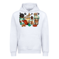 White dog coffee cups Urban Hoodie - Zillion Design Studio