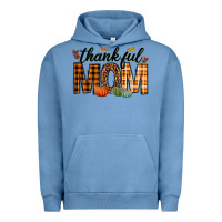 Pigment Pebble Blue thankful mom Urban Hoodie - texasbilliewilder