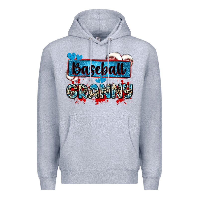 Baseball Granny With Leopard Premium Hoodie by Zillion Design Studio | Teevron
